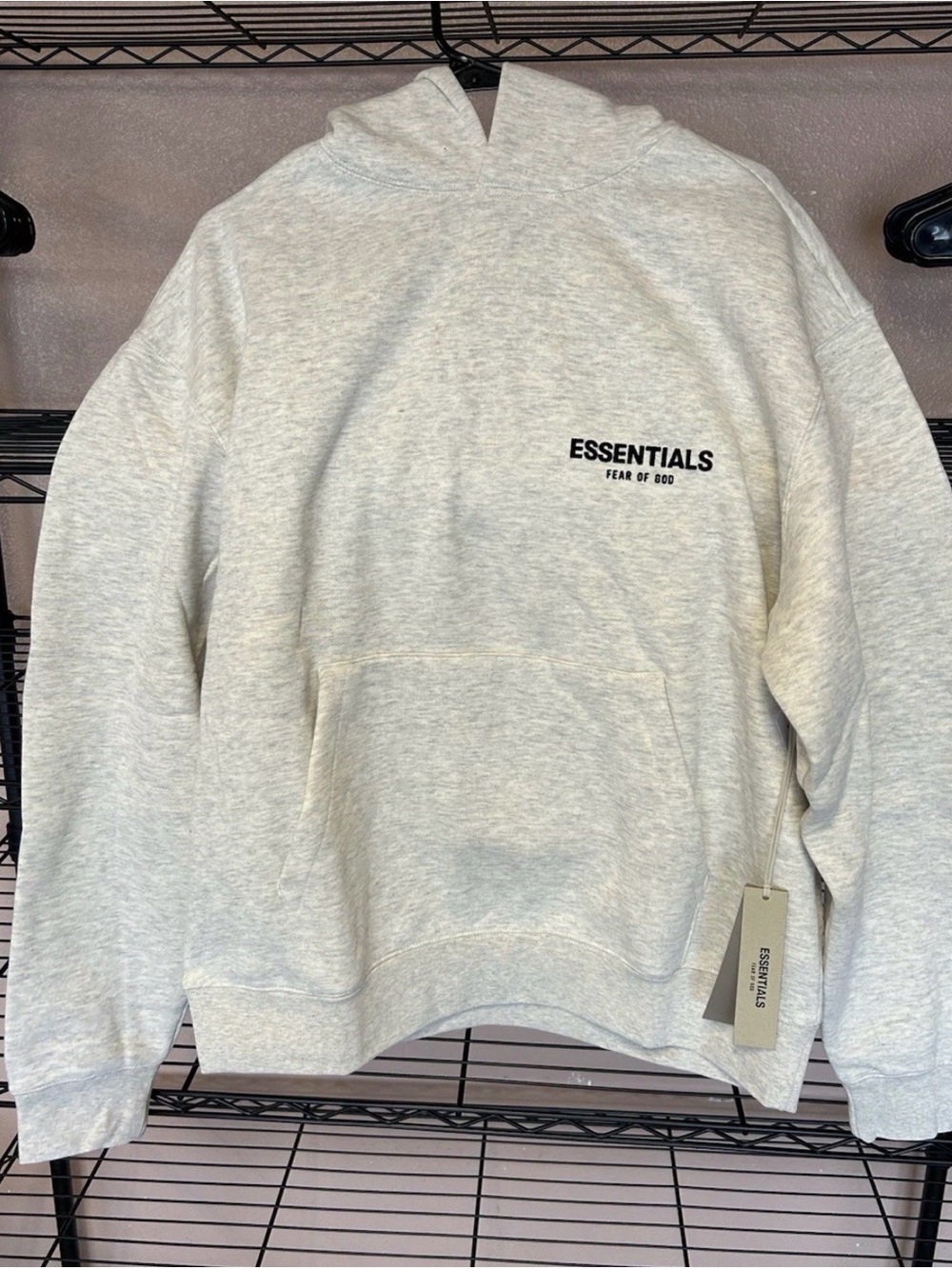 Fear of God ESSENTIALS Light Gray Hoodie& sweatpants